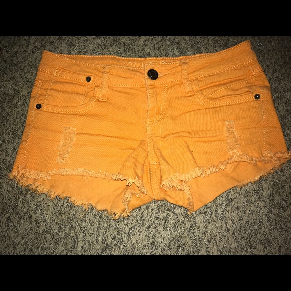 Orange Rue21 shorts